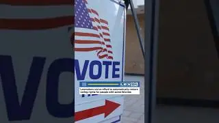 Lawmakers revive effort to restore voting rights for people with some felonies