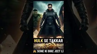 Masked #Indian Hero vs HULK 🔥 | Krrish Style Action |#youtubeshorts#3danimation#shorts#desihulk#ai