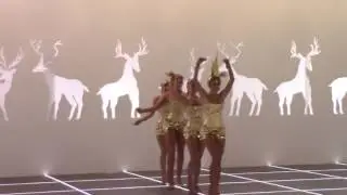 Golden Burlesque Dance Show in a Private Party