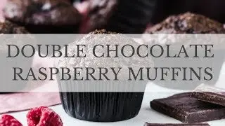 Double Chocolate Muffins with Raspberries Recipe