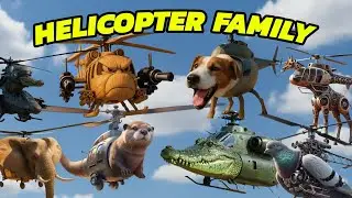 ALL HELICOPTER FAMILY Italian Brainrot Animals Meme Song