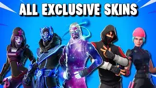 All Exclusive Skins in Fortnite! (2018-2025)