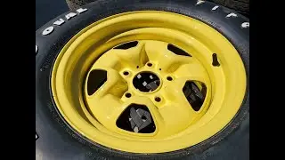 1970 Oldsmobile Rallye 350 Restoration 2021. Painting wheels & taillight lenses. New windshield trim