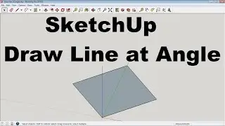 SketchUp Draw Line at Angle