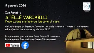 STELLE VARIABILI, l'evoluzione stellare dal balcone di casa