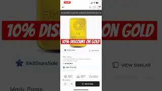 Buy cheap gold online 24K pure - #ajio #viralshorts #shortsfeed #ytshorts #goldcoin