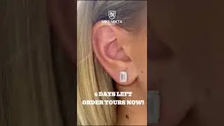 Only 6 Days Left! Final Pairs of 4ct VS+ Emerald Cut Diamond Studs 💎 $1,499