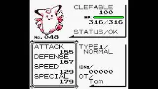 Pokemon Green Red Prototype Type Clefable