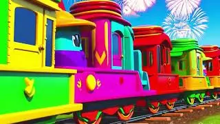 Color Train &ndash; चलो रंगों की सैर पे! | Learn Colors for Kids | Hindi Nursery Rhyme | Cartoon Song