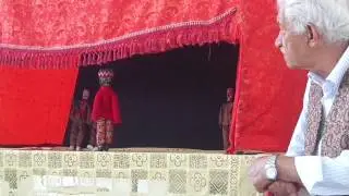 Traditional Iranian Puppet Show, Golestan Palace, Tehran Iran   part 2