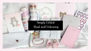 Simply Gilded Haul and Unboxing | Mystery Box Reveal! | Ana Jolene Printables