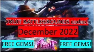 Fruit Battlegrounds ROBLOX codes December 2022!