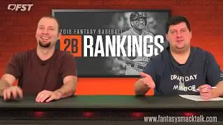 2018 Fantasy Baseball Second Base 2B Tiers & Rankings