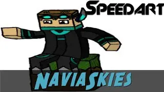 Minecraft SpeedArt - NaviaSkies [Fan Art] [BC_Sn1per Archive]