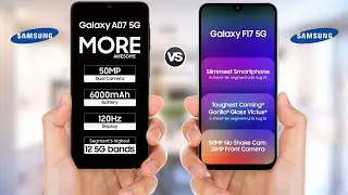 Samsung Galaxy A07 5G vs Samsung Galaxy F17 5G || Full Comparison 