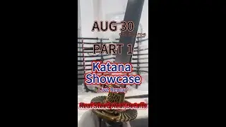 Katana Showcase &mdash; Live Replay | Polished Hamon & Folded Pattern