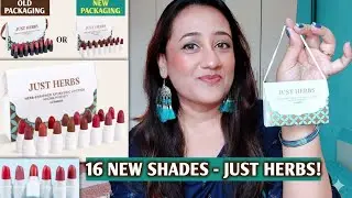 Just herbs New Macro Mini Lip Kit Review - Lovely Pink & Brown Nude Shades/For Every Lipstick Lover!
