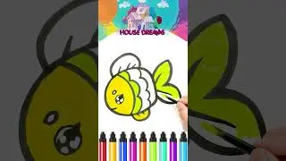 #shorts How to Draw a Fish | Step by Step Easy #drawing #art #easydrawing