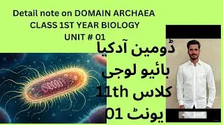 1st year biology unit 1 lecture 2 domain archaea 