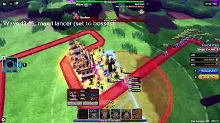 How to solo Land of the gods legend stage 1-3 with 1 DPS in Anime Vanguard (No Monarch)