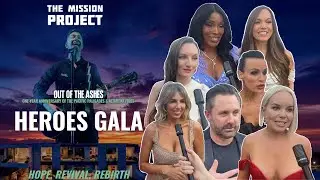 The Out of the Ashes Gala HEROES GALA, Presented by The Mission Project, Red Carpet Interviews