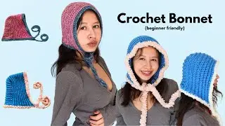Bonnet/Hood Crochet Tutorial *beginner friendly*