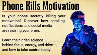 How Your Phone Kills Motivation 😱 | Stop Scrolling & Reclaim Your Focus | Graded Reader ✅