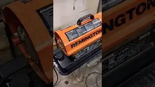 Off-topic interno di  un  generatore di aria calda a gasolio Remington