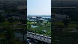 Lagos Drone (National Theater) #lagosdroneview #drone #shorts #shortvideo #lagosaerialview
