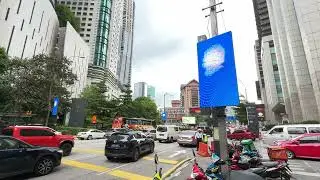 Jalan Raja Chulan Street Lamp Post Advertising Kuala Lumpur Digital Out of Home Ads Jalan Kia Peng