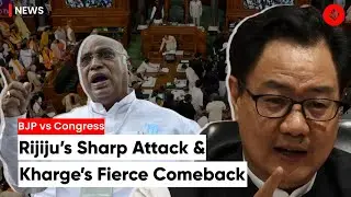 Kiren Rijiju Attacks Congress; Mallikarjun Kharge Responds With &ldquo;Ulta Chor Kotwal Ko Dante&rdquo; Jibe