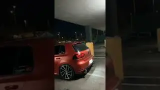 GOLF 6 GTI SPITTING FLAMES🔥 #shorts #supercars #golf6gti #flamethrower #popsandbangs