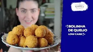 Bolinha de queijo sem glúten | Low Carb | Canal Magrela