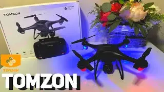 TOMZON P5G Drone 4K HD Camera Unboxing Flight and Review