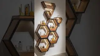 Open Shelving Units with LED ✨ | Modern & Luxury Room Shelf Designs | Craftatoz