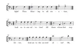 Heavenly Light - Bass by A. KOPYLOWArranged by Peter J. Wilhousky