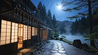 Calming Piano with Soft Rain Sounds - Deep Sleep Music to Ease Stress and Create Inner Warmth