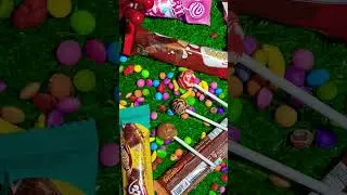 Chocolate Unboxing 10 Foreign Bars + Satisfying Crinkle & Bite Sounds #asmr #lollipops #giantcandy #