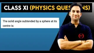 The solid angle subtended by a sphere at its centre is :
