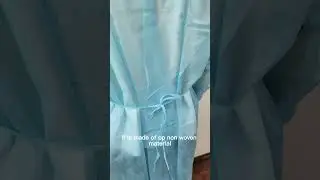 Experience Comfort & Protection: Unboxing our Blue Isolation Gown!