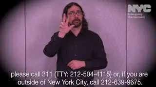 Notify NYC American Sign Language Message: Unified Victim Identification System (UVIS)