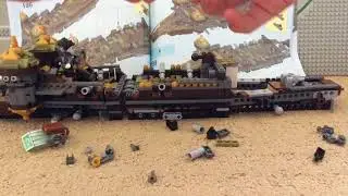 Lepin lego silent Mary pirate ship stop motion speed build