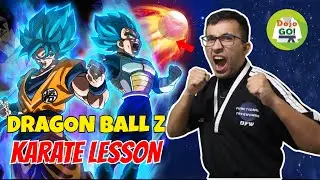15 Minute Karate Lesson For Kids At Home | Dragon Ball Z | Dojo Go