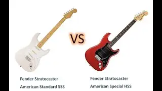 Fender Stratocaster American Standard SSS vs Special HSS