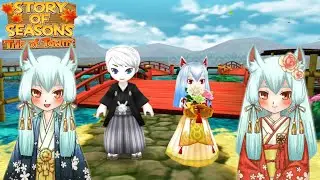 Semua Cutscene Romantis Dewi Rubah Inari & Menikah - Story of Seasons: Trio of Towns