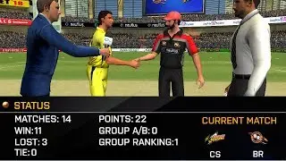 IPL 12 / RCPL 2019 Qualifier 1 - CSK vs RCB - Real Cricket 18 HARD MODE