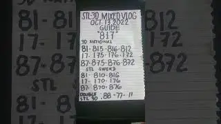 stl-3d mixed vlog guide and probable combinatios oct.13, 2022. pick ur best choice and good luck!