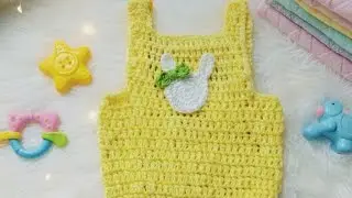 EASY Crochet  Baby Romper Step By Step Tutorial (So Easy To Make) Baby Crochet Pattern