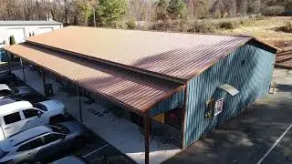 42x84x12 Custom Commercial Storefront Steel Building