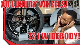 FINALLY GOT THE Z31 WIDEBODY AND WHEELS FOR THE 335XI #JPFiberglass #widebodyZ #XOLuxuryWheels